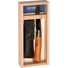 Opinel No. 08 Carbon + Sheath pencil case