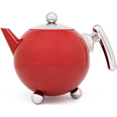 Bredemeijer Teapot Bella Ronde 1,2l Carmine red / chrome 100102