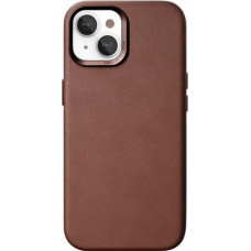 Woodcessories Bio Leather Case MagSafe iPhone 15 Plus Brown