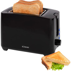 Bomann TA 6065 CB black 2 Slice Toaster