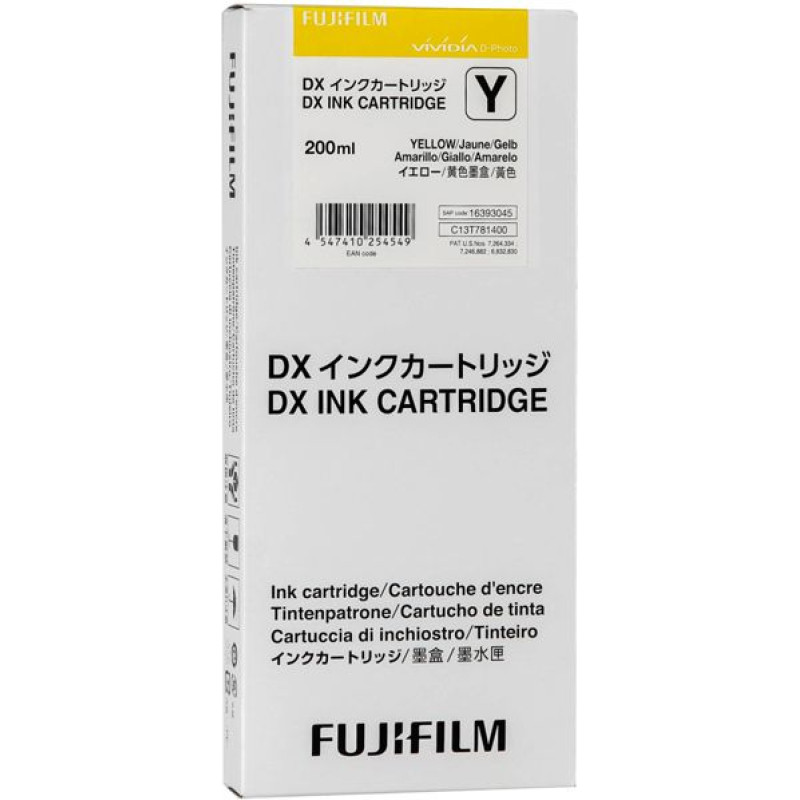 Fujifilm DX Ink Cartridge 200 ml yellow