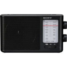 Sony ICF506 radijo imtuvas Nešiojama Juoda