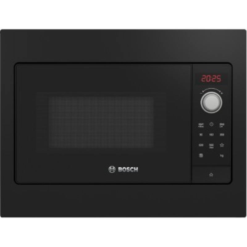 Bosch Serie 2 BFL523MB3 mikrobangų krosnelė Įmontuoti Mikrobangų krosnelė be papildomų funkcijų 20 L 800 W Juoda