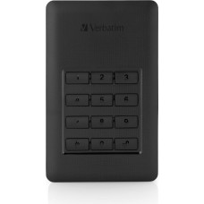 Verbatim Store'n'Go išorinis kietasis diskas 2 TB C tipo USB 3.2 Gen 1 (3.1 Gen 1) Juoda, Sidabras