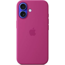 Apple Silicone case with MagSafe for iPhone 16 - fuchsia