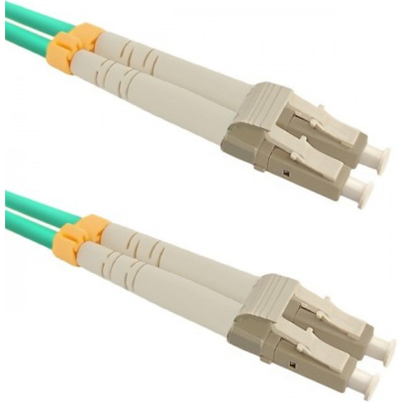 Qoltec Optic patchcord LC/UPC - LC/UPC | Multimode | 50/125 | OM4 | Duplex | 2m