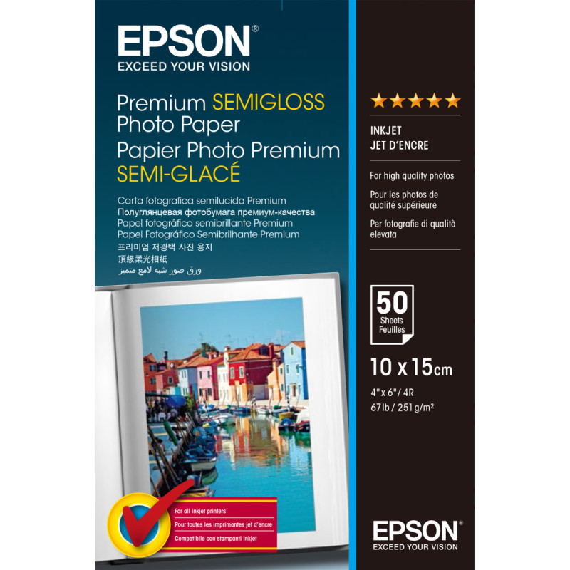 Epson Premium, 100 x150 mm, 251g/m²