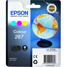 Epson Globe C13T26704010 rašalo kasetė 1 vnt Originalus Žydras, Rausvai raudona, Geltona