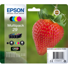 Epson Strawberry C13T29864012 rašalo kasetė 1 vnt Originalus Standartinė išeiga Juoda, Žydras, Rausvai raudona, Geltona