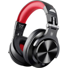 Oneodio A71 Wired Headphones (Black and Red)