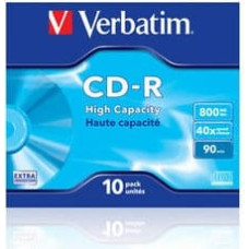 Verbatim CD-R High Capacity 800 MB 40x 10 vnt