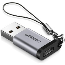 Ugreen 50533 kabelių lizdinio / kištukinio jungčių tipo keitiklis USB A USB C Sidabras