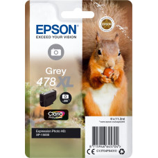 Epson Squirrel 478XL rašalo kasetė 1 vnt Originalus Didelė (XL) išeiga Pilka