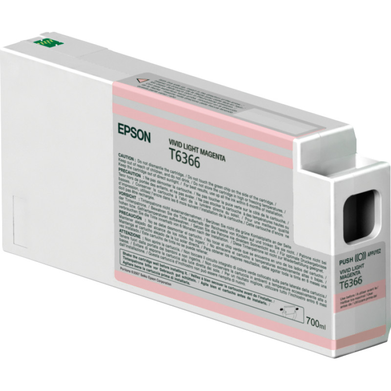 Epson rašalo kasetė Vivid Light Magenta T636600 UltraChrome HDR 700 ml