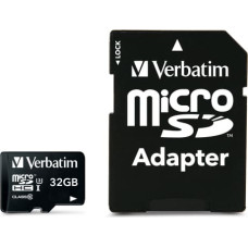 Verbatim Pro 32 GB MicroSDHC UHS Klasės 10