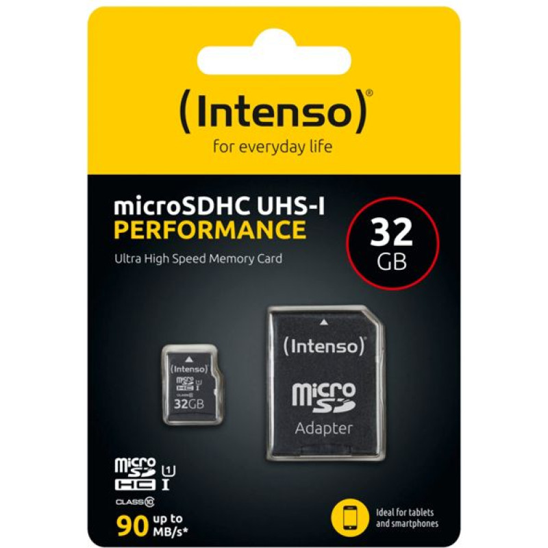 Intenso microSDHC           32GB Class 10 UHS-I U1 Performance