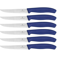 Victorinox Swiss Classic steak knife 6 pcs. blue