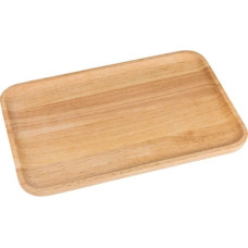 Zassenhaus Snack Plate Rubber Tree Wood