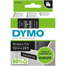 Dymo D1 12mm White/Black labels 45021