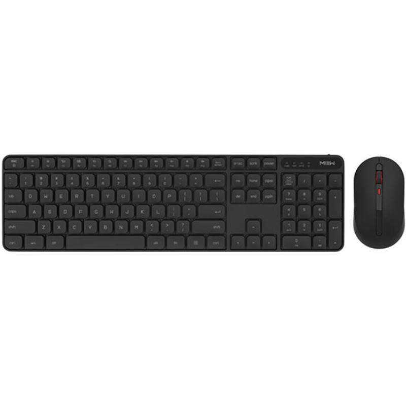 Miiiw Wireless Keyboard and Mouse Combo Set (Black)