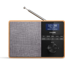 Philips TAR5505/10 radijo imtuvas Nešiojama Skaitmeninis Juoda, Pilka, Medis