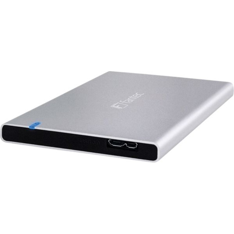 Fantec ALU7MMU3 silver Aluminium 2,5  SATA, USB 3.0, 7mm