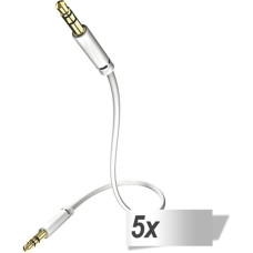 In - Akustik 5x in-akustik Star Audio Cable 3,5 mm Jack Plug 0,5 m