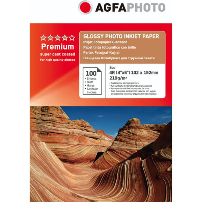 Agfaphoto Photo Glossy Paper 210 g 10x15 cm 100 Sheets