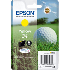 Epson Golf ball C13T34644010 rašalo kasetė 1 vnt Originalus Standartinė išeiga Geltona