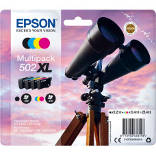 Epson 502XL rašalo kasetė 1 vnt Originalus Didelė (XL) išeiga Juoda, Žydras, Rausvai raudona, Geltona