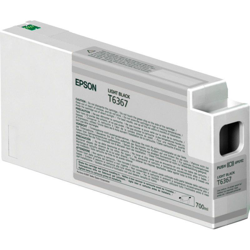 Epson rašalo kasetė Light Black T636700 UltraChrome HDR 700 ml