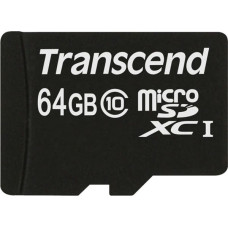 Transcend microSDXC         64GB Class 10 + SD Adapter