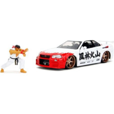 Jada Street Fighter Ryu 1:24 Nissan Skyline GTR     253255071