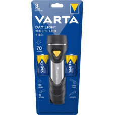 Varta Day Light Multi LED F30 Juoda, Sidabras, Geltona Rankinis žibintuvėlis