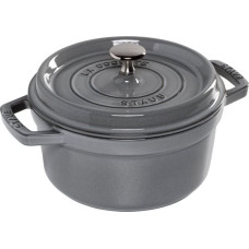 Staub La Cocotte 20cm round, Graphite grey, Cast Iron