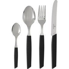 Victorinox Swiss Modern Cutlery Set 24 pcs. black