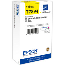 Epson T7894 rašalo kasetė 1 vnt Originalus Ekstra (Super) didelės išeigos Geltona