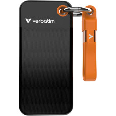 Verbatim Pocket SSD 1 TB C tipo USB 3.2 Gen 2 (3.1 Gen 2) Juoda, Oranžinė