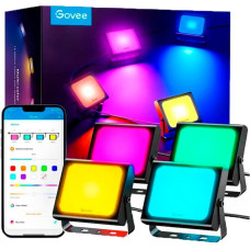 Govee - LED Smart Outdoor Flood Lights 4 Pack