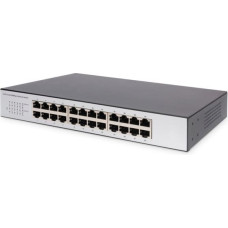 Digitus 24-Port Fast Ethernet Switch, Unmanaged