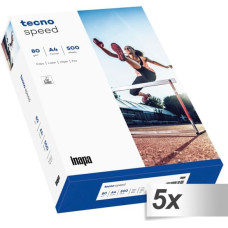 Tecno 5x 500 Sheets tecno speed A 4 80 g Universal Paper white