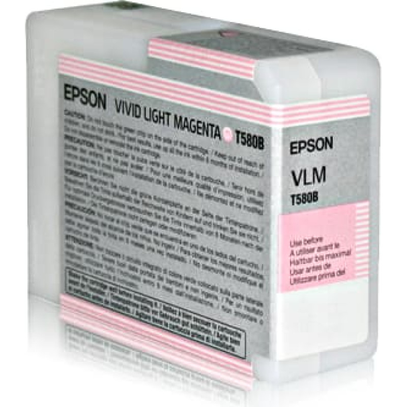 Epson rašalo kasetė Vivid Light Magenta T580B00