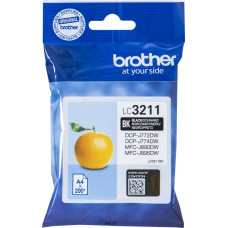 Brother LC-3211BK rašalo kasetė Originalus Standartinė išeiga Juoda