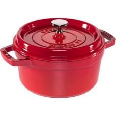 Staub La Cocotte 20cm round, Cherry, Cast Iron