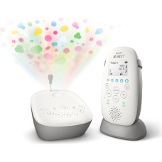 Philips AVENT SCD733/26 kūdikio stebėjimo monitorius 330 m Pilka, Balta