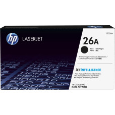 HP 26A Black Original LaserJet Toner Cartridge tonerio kasetė 1 vnt Originalus Juoda