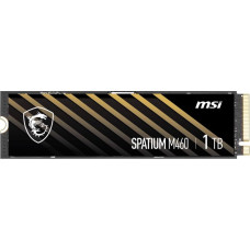 MSI SSD|MSI|SPATIUM M460|1TB|M.2|PCIE|NVMe|3D NAND|Write speed 4500 MBytes/sec|Read speed 5000 MBytes/sec|MTBF 1500000 hours|S78-440L930-P83