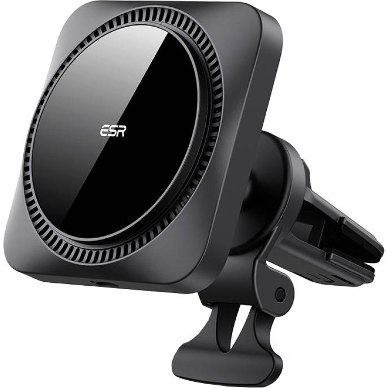 ESR Car holder ESR HaloLock CryoBoost with Qi inductive charger, MagSafe (black)