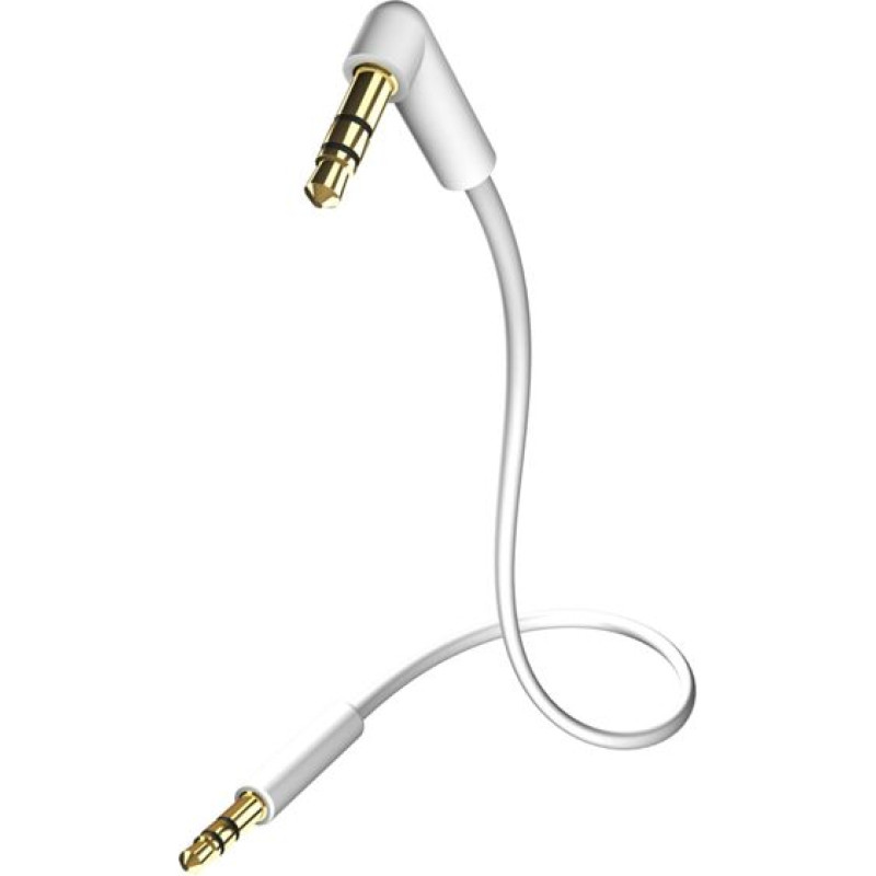 In - Akustik in-akustik Star MP3 white 3,5 Jack Plug 90° 0,75 m