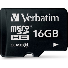 Verbatim Premium 16 GB MicroSDHC Klasės 10